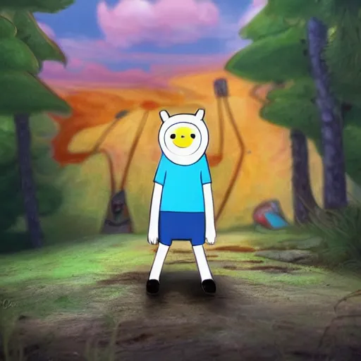 Prompt: Adventure Time, hyper realistic, HD, HQ, photo realistic