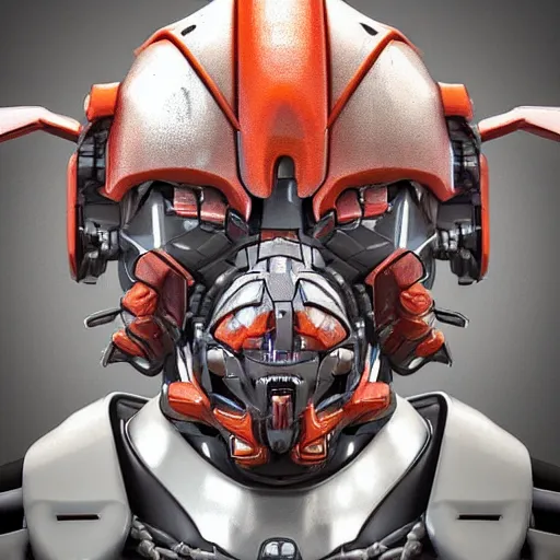 Image similar to a cybernetic version of a bugs face, highly detailed, mecha, pinterest, ranker, fotoscape, artstation, keyshot, unreal engine