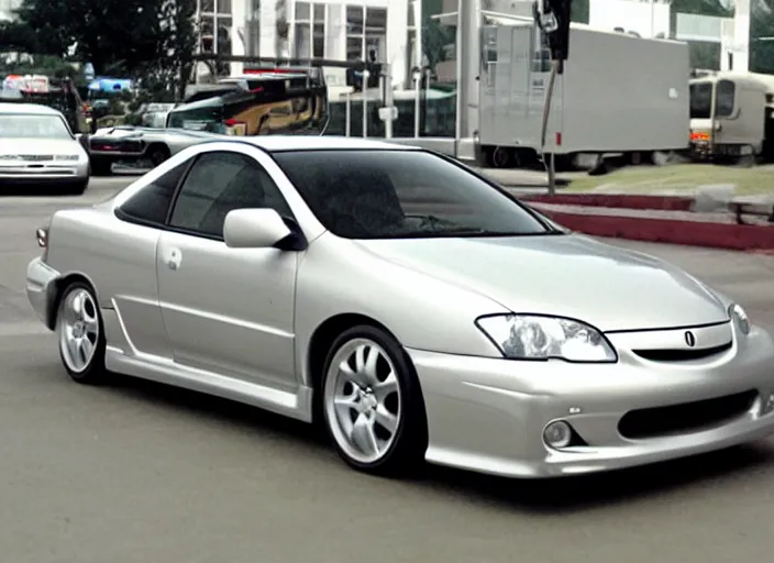 Image similar to DC2 Acura Integra Type R driving though office. The Office tv show 2005 scene still frame