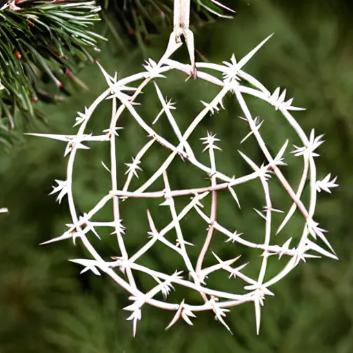 Image similar to ornament pattern made out of thorns