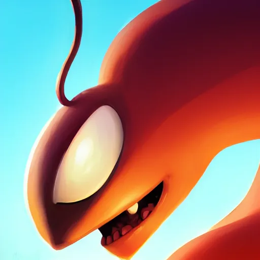 Image similar to face icon stylized minimalist earthworm jim, loftis, cory behance hd by jesper ejsing, by rhads, makoto shinkai and lois van baarle, ilya kuvshinov, rossdraws global illumination