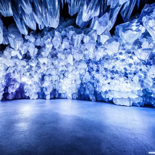 Prompt: a crystal cave so large there's a theme park inside designed photorealistic, 4 k, studio lighting, wide angle lens 6 4 0