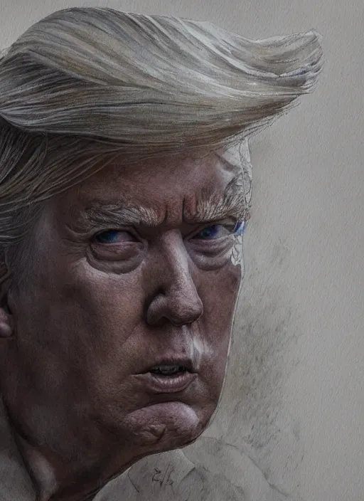 Prompt: portrait, Trump on a cross, watercolor, dramatic lighting, cinematic, establishing shot, extremely high detail, foto realistic, cinematic lighting, pen and ink, intricate line drawings, by Yoshitaka Amano, Ruan Jia, Kentaro Miura, Artgerm, post processed, concept art, artstation, matte painting, style by eddie mendoza, raphael lacoste, alex ross