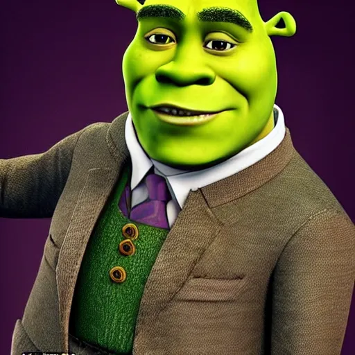 shrek in a business suit informing you that you | Stable Diffusion ...