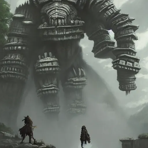 ArtStation - Shadow of the Colossus Environments