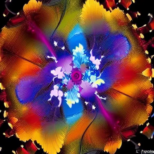 Image similar to masterpiece by benoit mandelbrot and leonid afermov