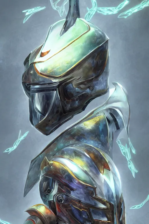 Image similar to helmet armor guardian destiny in witch queen illumination ray tracing hdr fanart arstation by sung choi robot ninja mask and eric pfeiffer and gabriel garza and casper konefal