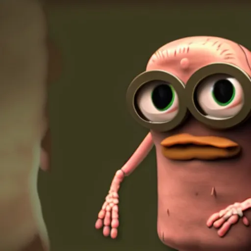 Image similar to Frankenstein minion made from severed body parts and human organs