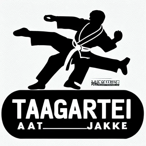 Prompt: /imagine prompt:a logo about martial arts, karate, aikido, taek wondo, vectorial, black and white, highly detailed