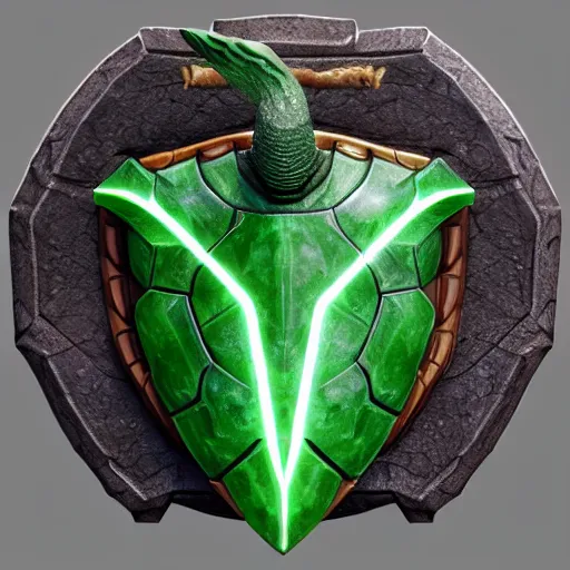 Prompt: a cg rendered logo for a fantasy - themed tarvern called shield & shell, where the logo looks like a turtle shell with crossed swords, artgerm, trending on artstation