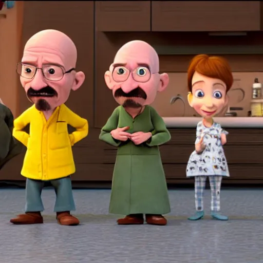 Image similar to Walter White in Pixar's ratatouille