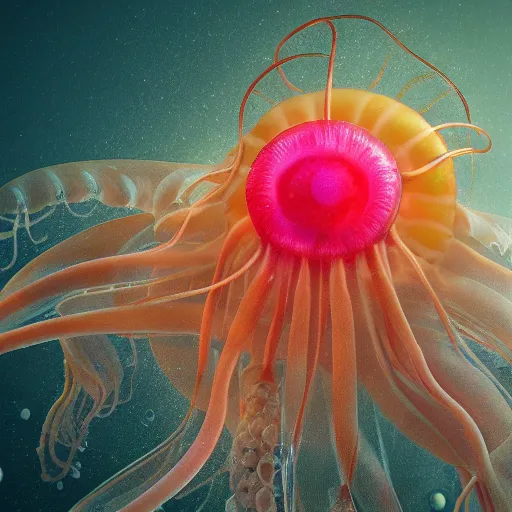 Image similar to jellyfish man hybrid, hyper realistic, 4 k photograph