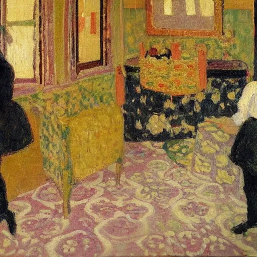 Prompt: a painting in the style of edouard vuillard.