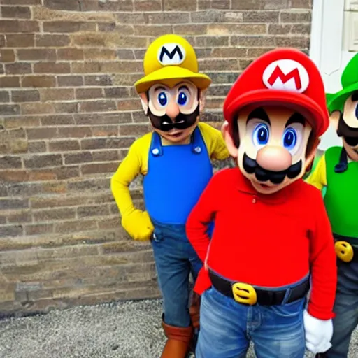 charlie day with a mustache dressed as luigi, cosplay