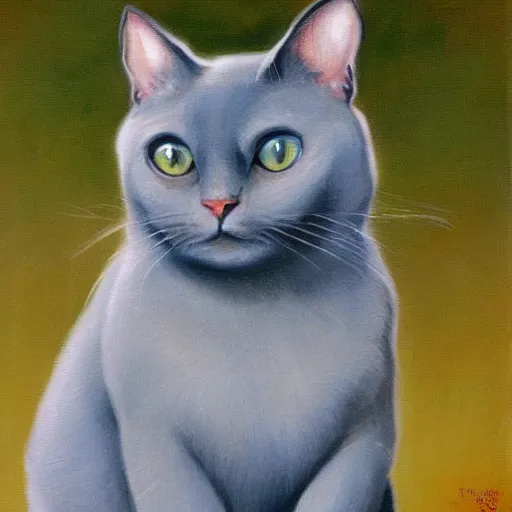 Prompt: cute burmese cat, in style of Ivan Shishkin, oil painting, renaissance drawing, hd, detailed