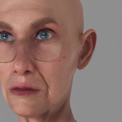 Image similar to cancer as a real person, photorealistic, cinematic