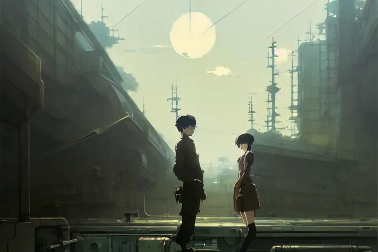 Image similar to dieselpunk, computer, painted by greg rutkowski makoto shinkai takashi takeuchi studio ghibli, akihiko yoshida