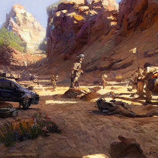 Image similar to by James Gurney