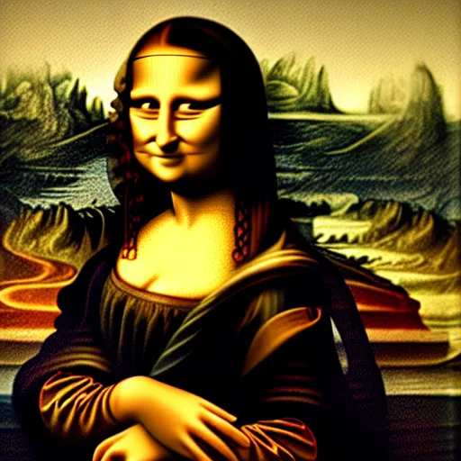 Prompt: the mona lisa