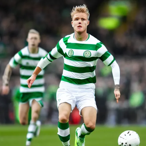 Prompt: celtic football club henrick larsson