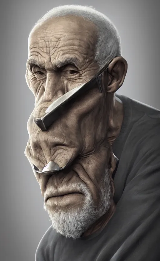 Image similar to old man doing hard work with their mask, do what we can, then leave it to god, non fiction, baroque, confidently, consistency, stability, elegantly, highly detailed, 8 k uhd, justify content center, artstation, concept art, matte, sharp focus, illustration, art by artgerm and paul lung and samuel silva