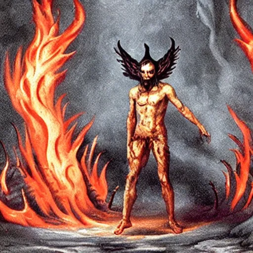 Image similar to Lucifer in hell,