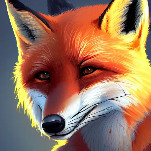 Prompt: a fox, furry art, furaffinity, extremely detailed, digital painting, artstation, concept art, smooth, sharp focus, illustration, intimidating lighting, incredible art