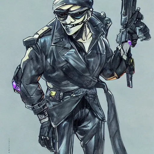 Image similar to punished bonzi buddy, concept art by yoji shinkawa