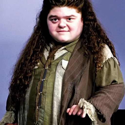 Image similar to a photo of young hagrid as a child