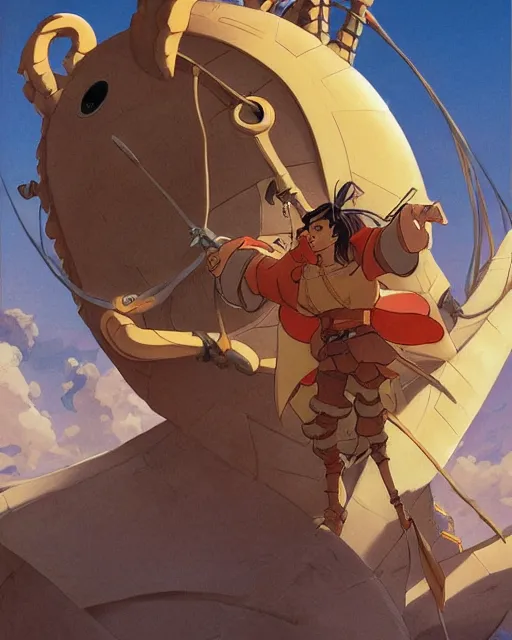 Prompt: portrait of a spanish conquistador, by daniel zrom and disney concept artists and masamune shirow and josan gonzales and studio ghibli, treasure planet movie still, treasure planet movie color scheme, symmetric, handsome