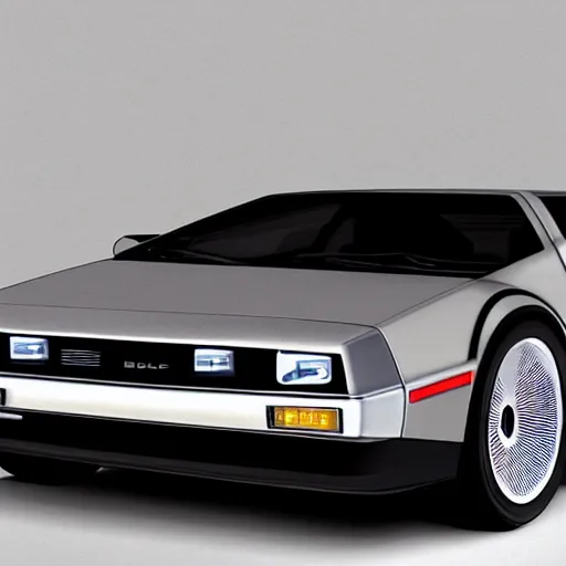 Prompt: 2 0 3 0 delorean concept art