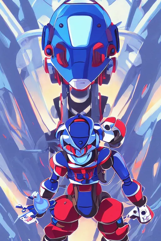 Image similar to robot ninja mask helmet megaman x zero rockman 2 0 2 2 switch game boss legacy collection fanart artsation, art gta 5 comics, behance hd by jesper ejsing, by rhads, makoto shinkai and lois van baarle, ilya kuvshinov, rossdraws global illumination ray tracing