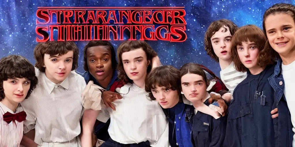 Image similar to stranger things cast