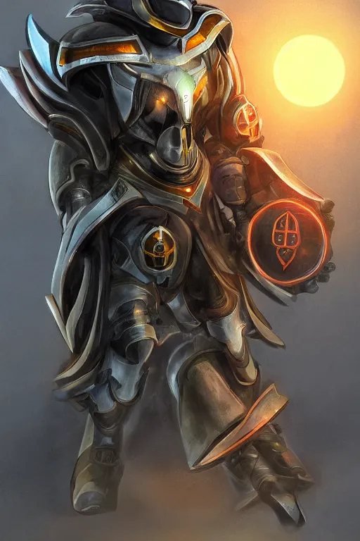 Image similar to helmet armor guardian destiny in witch queen illumination ray tracing hdr fanart arstation by sung choi robot ninja mask and eric pfeiffer and gabriel garza and casper konefal