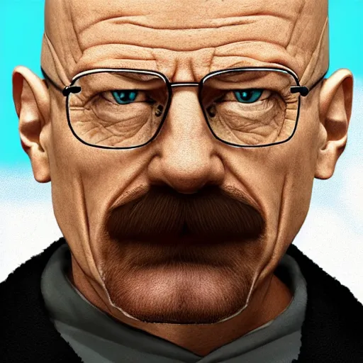 Image similar to walter white as a mario character