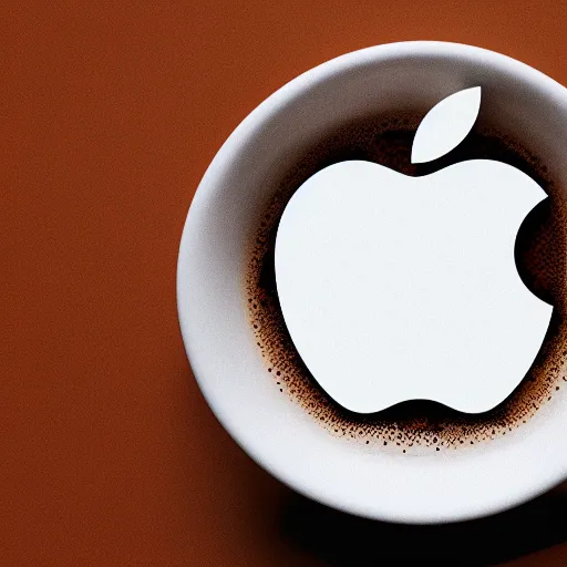 Image similar to apple design of a cup of coffee