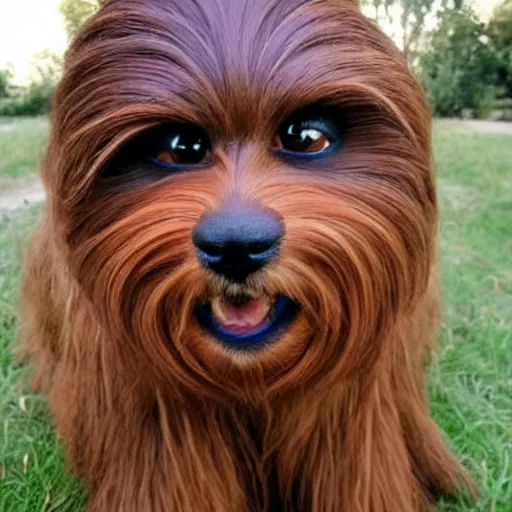 Prompt: Chewbacca as a dog