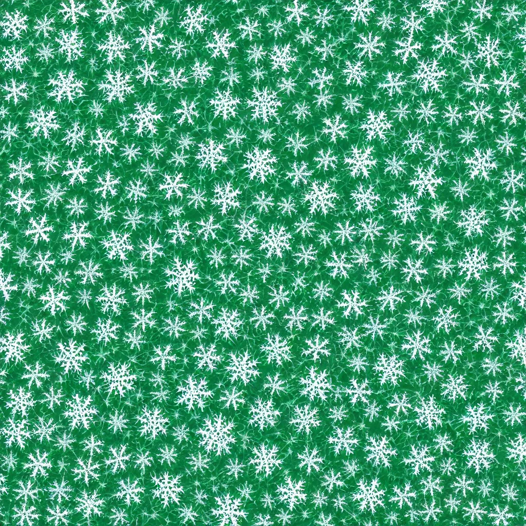 Prompt: snowflake texture, green, 4k