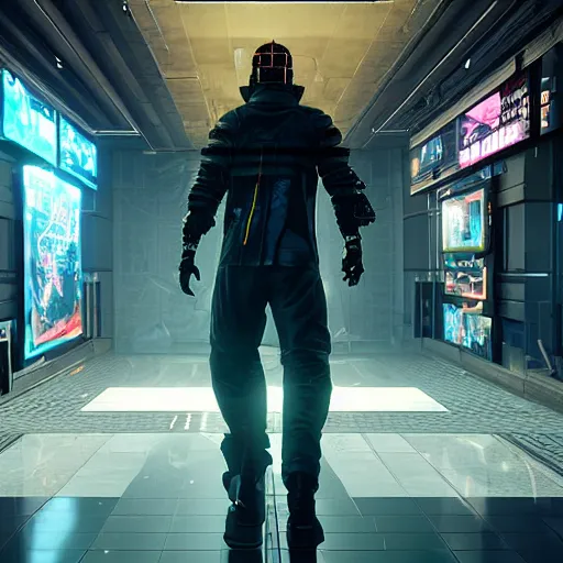 Image similar to cyberpunk in unreal engine 4k