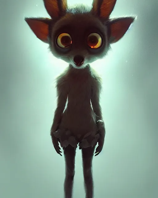 Image similar to a beautiful portrait of a cute anthropomorphic humanoid original fursona fantay character. big eyes. character design by cory loftis, fenghua zhong, ryohei hase, ismail inceoglu and ruan jia. volumetric light, detailed, rendered in octane