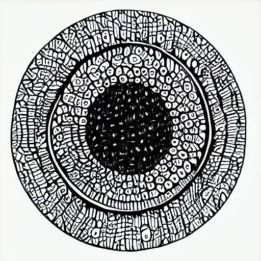 Image similar to perfect circle, pen scetch handdrawn