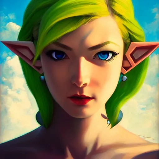 Classic Legend Of Zelda Art Depicting Link As A Woman Surfaces Online