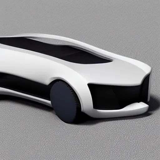 Prompt: 3d printed car, parametric design