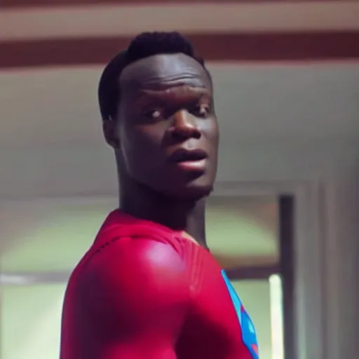 Image similar to film still of KSIOlajidebt as Superman