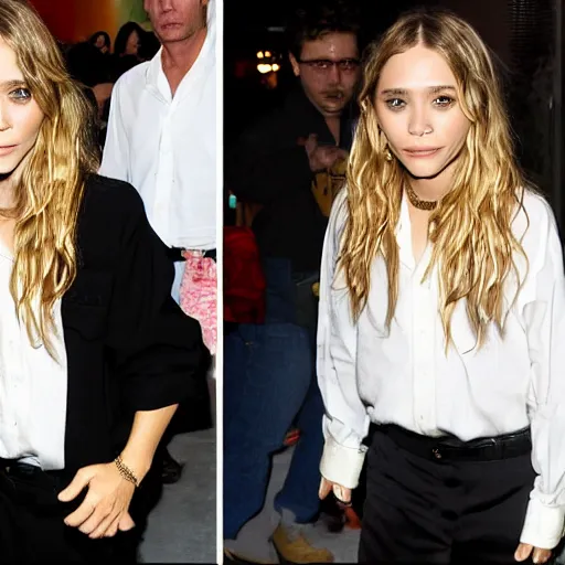 Image similar to mary kate and ashley olsen arm fist fighting