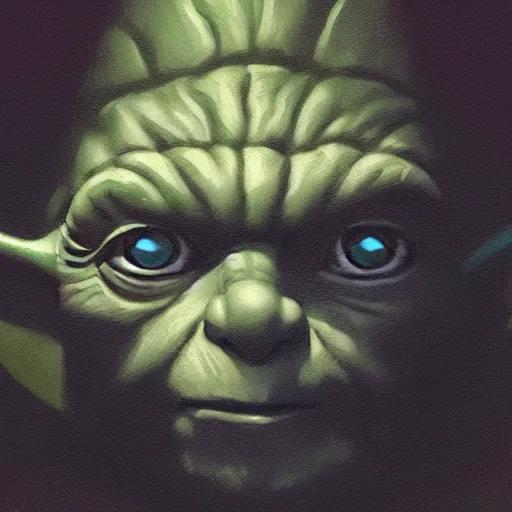 Image similar to A portrait of Yoda, star wars art, art by greg rutkowski, matte painting, trending on artstation