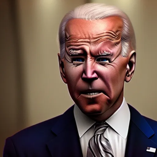 Prompt: movie still of Joe Biden as a sith lord, 4k, high resolution, lightsaber