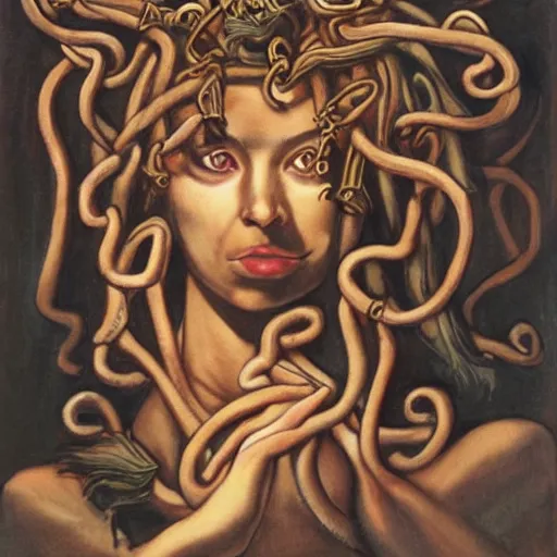 Image similar to the eyes of medusa