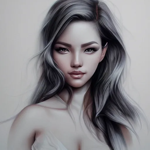 Prompt: a beautiful detailed portrait of sanna marin, by artgerm, high details