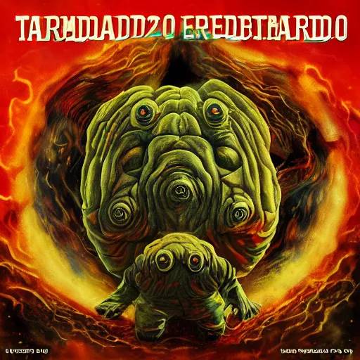 Image similar to tardigrade inferno album cover